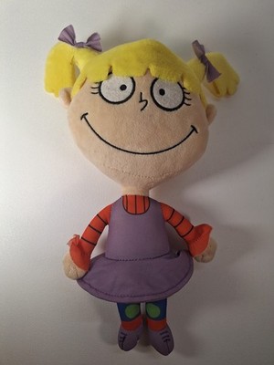   ~Rugrats Angelica Pickles Stuffed Plush Doll 12  Viacom Nickelodeon 2019~  