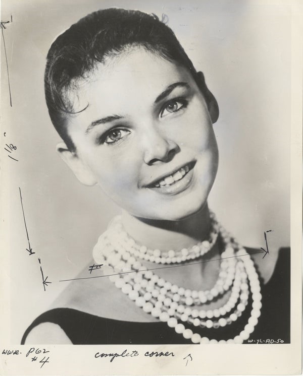 Yvonne Craig Rare early Glamour Portrait Short Hair 1959 Original 8x10 Photo