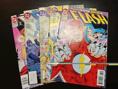 DC Comics THE FLASH #81 85 (1993) Komplettsatz   Waid/Wieringo   90er Run