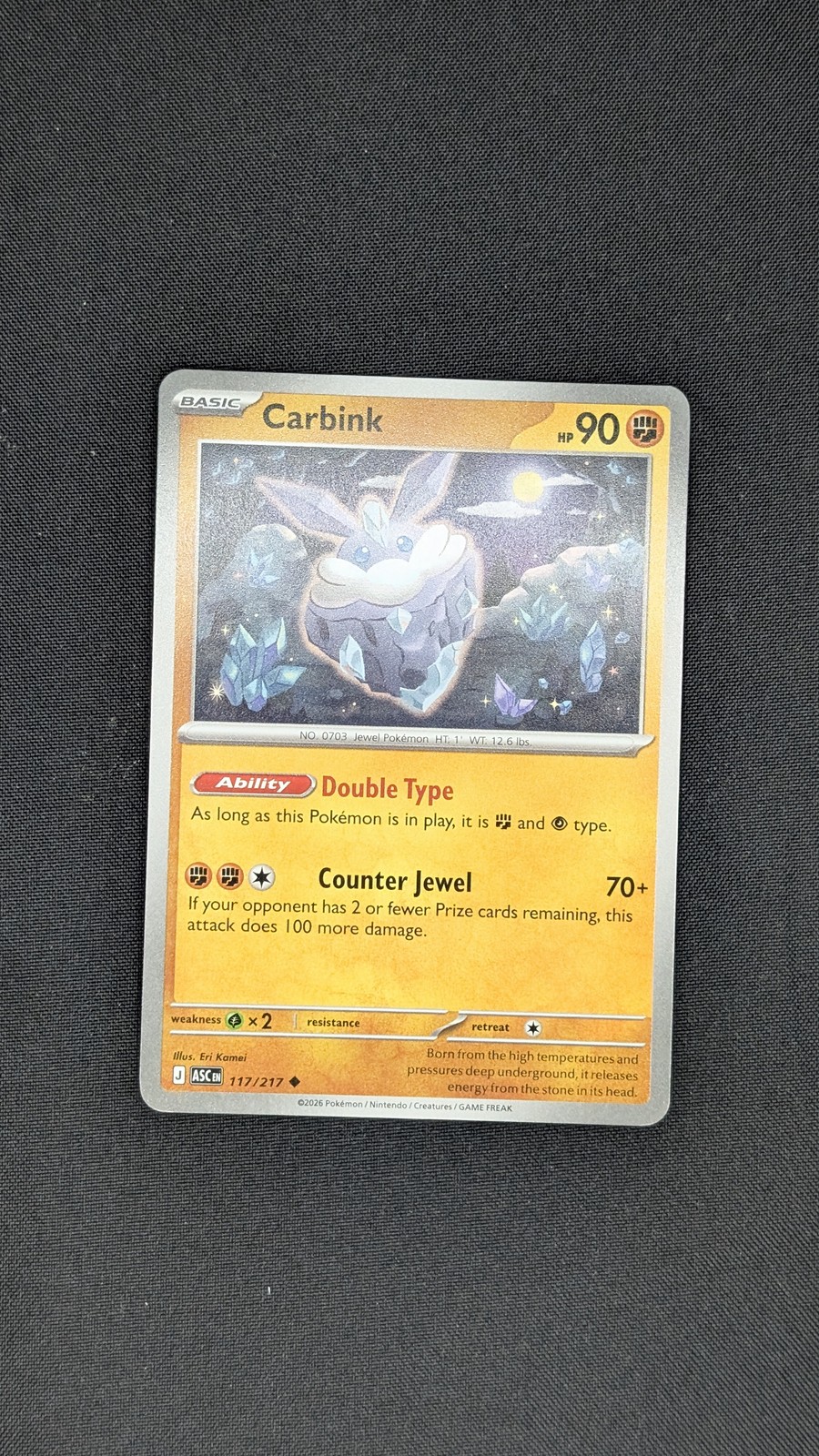 ME: Ascended Heroes #117/217 Carbink