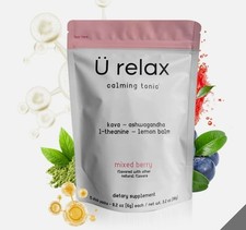 U Relax Calming Tonic 15 Packets MIXED BERRY Flavor Relax Calming Drink US STCOK