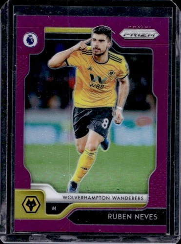 2019 Panini Prizm Premier League Ruben Neves Purple #/99 Wanderers