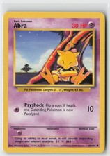 ABRA COMMON BASE SET UNLIMITED 43/102 LP POKEMON