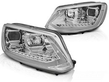 Scheinwerfer DRL LED Tagfahrlicht für VW Touran 1T3 / Caddy 3 Bj. 10-15 Chrom