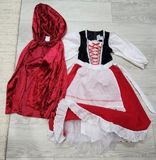 Cosplay Little Red Riding Hood Halloween Costume Size M Kids 8-9years 