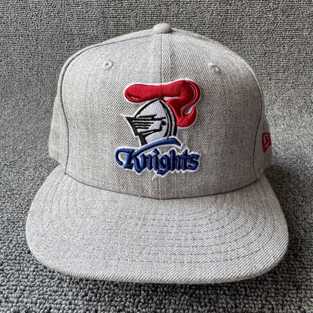 New Era Knights 9FIFTY Snapback Hat Grey Blue Flat Brim Cap