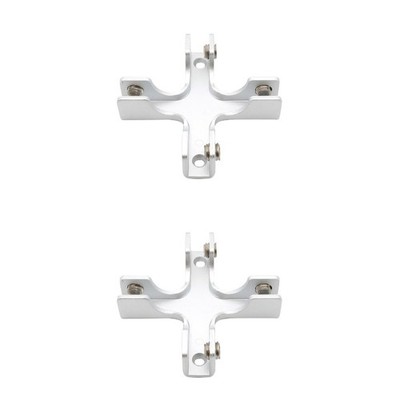  Set of 2 Glasregal Halterung Glasklemmhalterung Glasregalhalterung