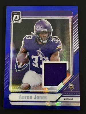    Aaron Jones 2024 Donruss Optic Jersey Blue Mojo Prizm #DTB-AJS NrMt