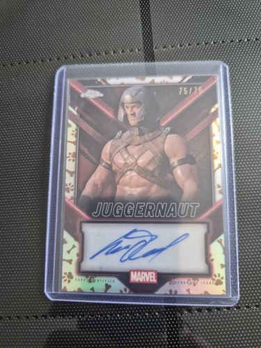 2025 Topps Chrome Deadpool - Aaron Reed Juggernaut /75 Auto