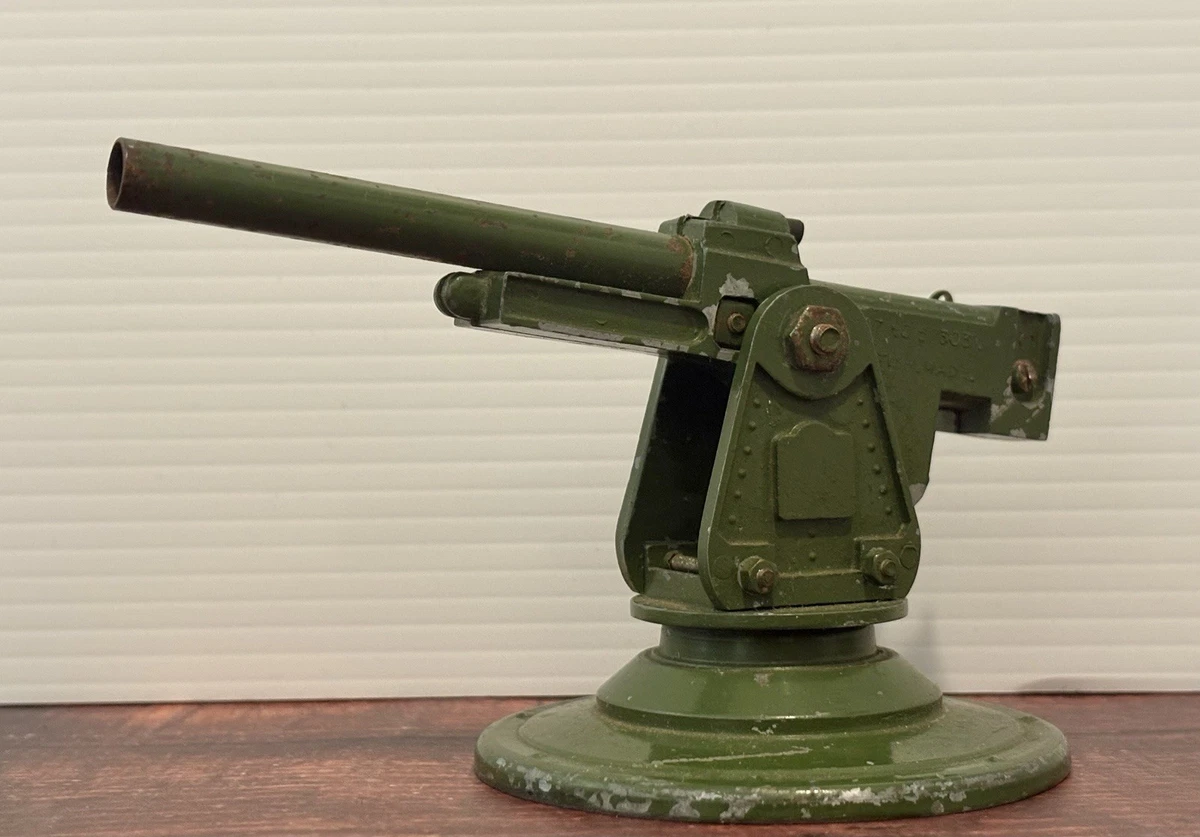 Vintage 1953 Bullock Model Diecast Toy Cannon Made in England