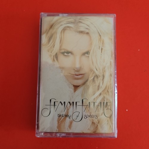 Brand New & Sealed Britney Spears Cassette Femme Fatale Gold Tape 12 tracks