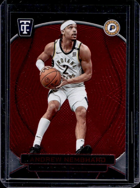 2024-25 Panini Totally Certified Andrew Nembhard Red Mirror #/149 Pacers
