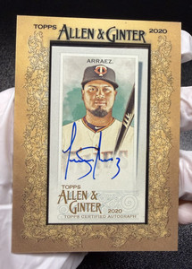 祝首位打者❗️Luis Areaez直筆サイン　MLB Auto Luis Arraez Autograph | eBay