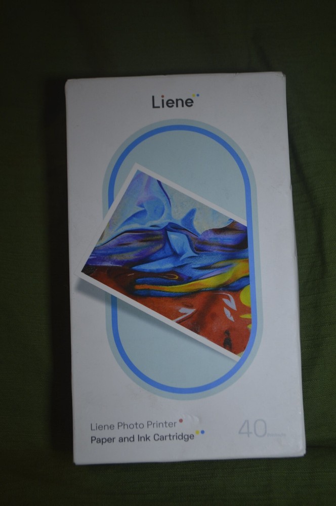 4x6 Photo Printer Paper 40 Sheets with Cartridge Refill by Liene