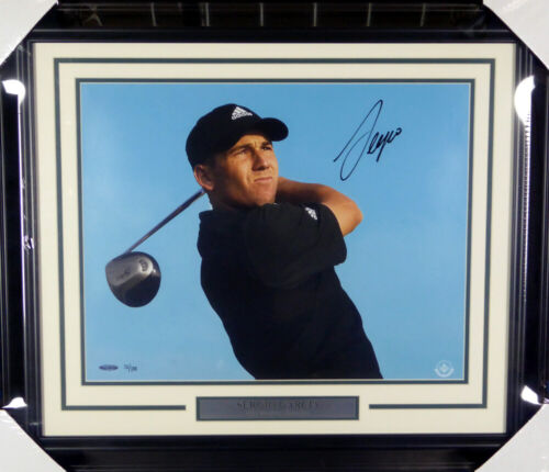 SERGIO GARCIA AUTOGRAPHED FRAMED 16X20 PHOTO LE #/100 UDA HOLO STOCK #146666 - Picture 1 of 4