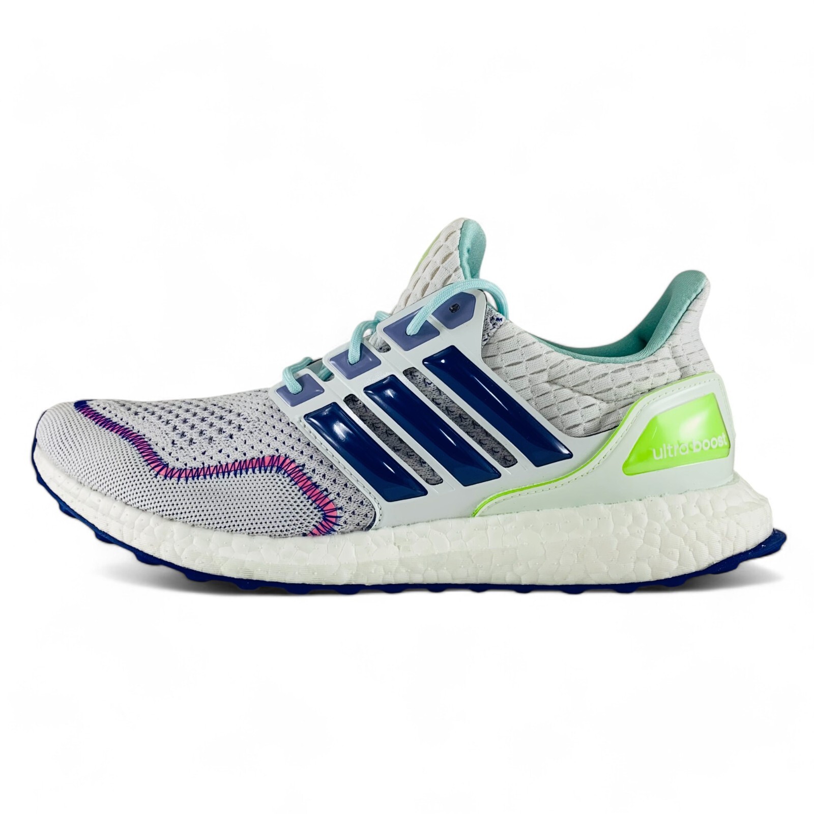 adidas UltraBoost 1.0 White Blue Lemon Men's Running Shoes Sneakers ID0145