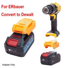 Adapter For ERbauer 18V Battery Convert to fits  Dewalt 20V Cordless Tools