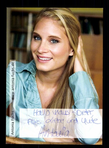 Antonia Fuchs Autogrammkarte Original Signiert ## BC 155168