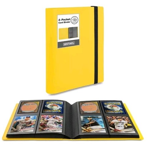 Sentinol 4 Pocket Kartenmappe gelb