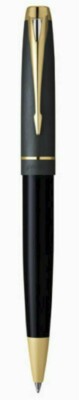 Parker 100 Ballpoint Pen Cobalt Black & Gold Black Ink New In Box
