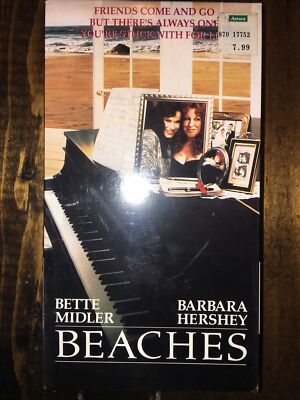 NEW! Beaches (VHS, 1996) Bette Midler, Barbara Hershey, John Heard, James Read