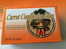 Carrot Complexion Bar Soap With Carrot Oil 125 Grams 3 Pieces 