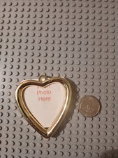 Mini Heart Picture Frame - gold American Greetings hanging ornament