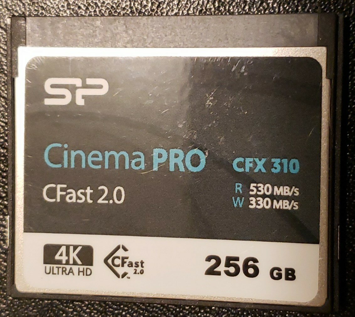 Silicon Power 256GB Cinema PRO CFX 310 CFast 2.0 Memory Card