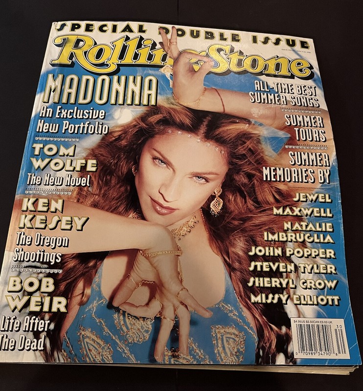 MADONNA ROLLING STONE July 1998 Double Issue Sheryl Crow Bob Weir Missy Elliott