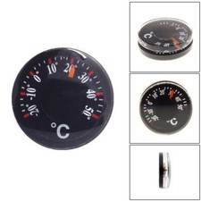 Mini Thermometer Plastic pointer Round Degrees Indoor N6F0 Outdoor G0E1 X2 SCH