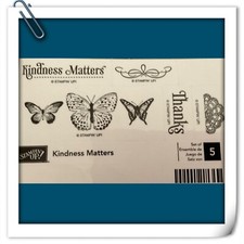 Stampin' Up KINDNESS MATTERS Butterflies Thanks Stamp Set NEW