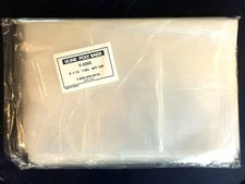 100 CLEAR 9 x 12 POLY BAGS PLASTIC LAY FLAT OPEN TOP PACKING ULINE BEST 1 MIL