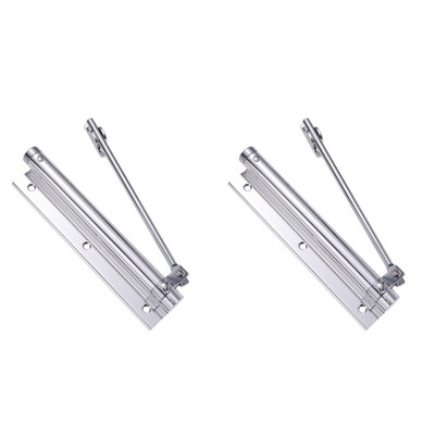  2 pcs 35KG Automatic Door Closer Home Use Concealed Door Spring Hinge Buffer