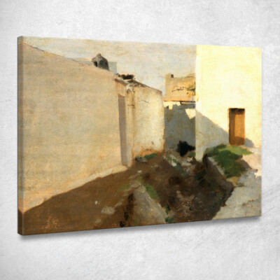 Weiße Wände im Sonnenlicht Marokko John Singer Sargent, jss372 Gemälde 