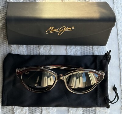 Maui Jim Mariana MJ 828 25E Translucent Brown Frame + HCL  display picture 1