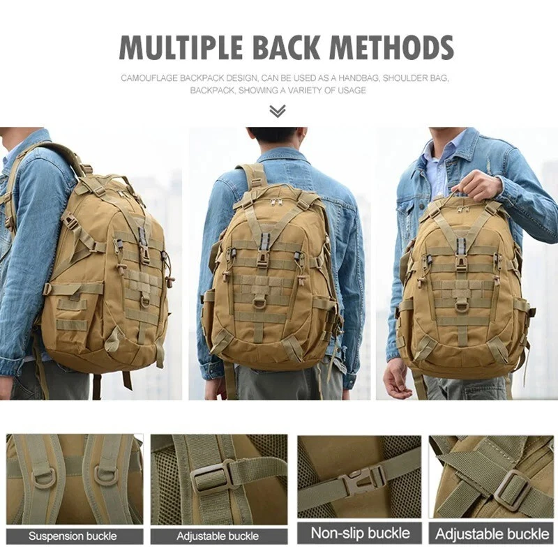 35L Wandern Camping Rucksack Outdoor Reise Klettern Tasche Bag Männer Damen Bag - Bild 3 von 4