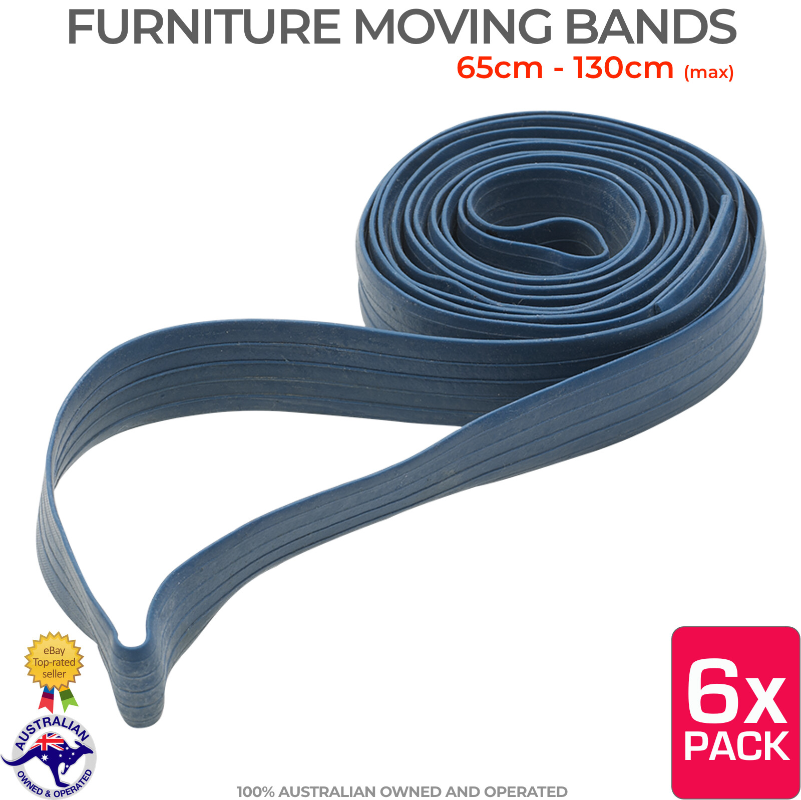 Heavy Duty Rubber Mover Bands Elastic Strap for Moving Blanket