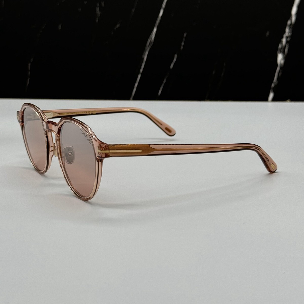 NEW TOM FORD TF974/K 74Z WOMEN ROUND PINK SUNGLASSES TOM