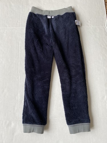 Kids GAP Sherpa Jogger Size M 6-9 Gray & Blue Size L Boy Pants. Lot/2 - Picture 8 of 12