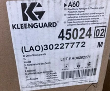 Kleenguard 45024 Splash Coverall Hood Xl Blu 24/Case