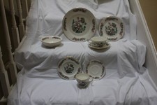 NB598 Bone China Indian Tree Servizio da tavola completo per un trio piatti zuppa