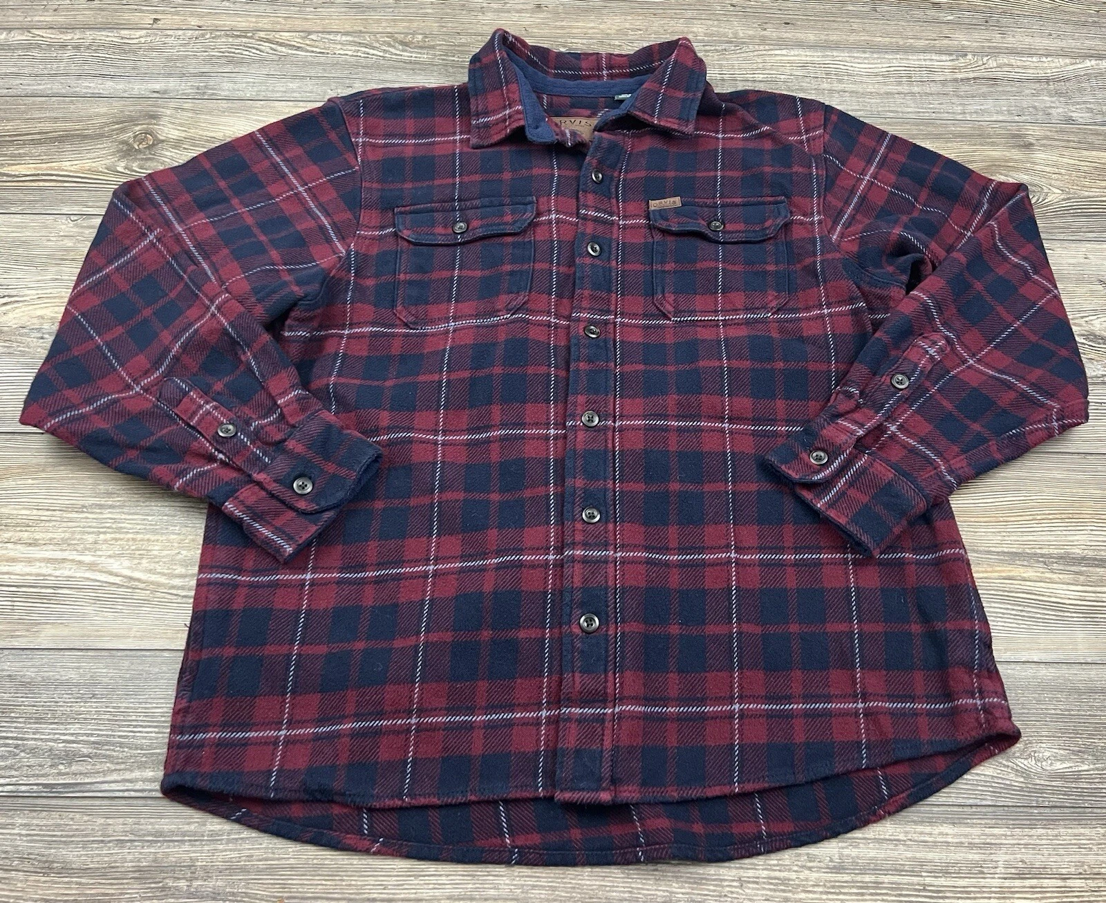 Orvis Flannel Shirt Jacket Men XL Plaid Heavy Shacket Gorpcore CabinCore Outdoor
Opens in a new wind