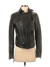 Muubaa Women Black Leather Jacket 4