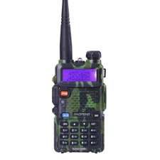 Baofeng UV-5R 5W Walkie Talkies VHF UHF Dual Band Ham Two-Way Radios Transceiver