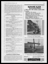 1937 Silent Hoist Winch & Crane Co Krane-Kar Photos Brooklyn NY Vintage Print Ad