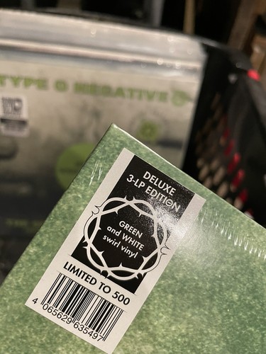 Type O Negative “Dead Again” Green And White Swirl Vinyl, LP - Picture 5 of 7