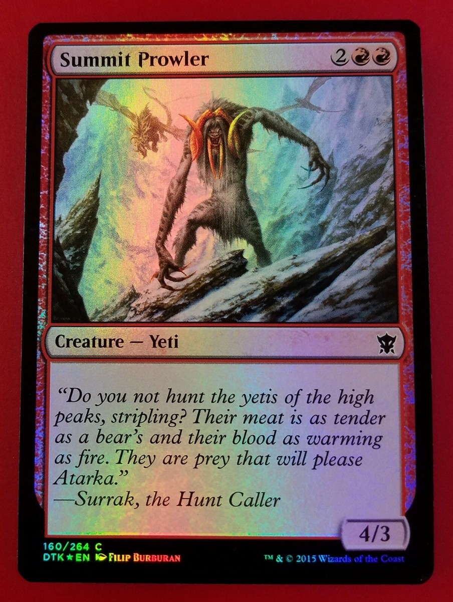 1x Summit Prowler | FOIL | Dragons of Tarkir | MTG Magic Cards | eBay