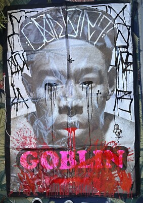 Tyler The Creator Goblin Poster Autographed By Felicia The Goat