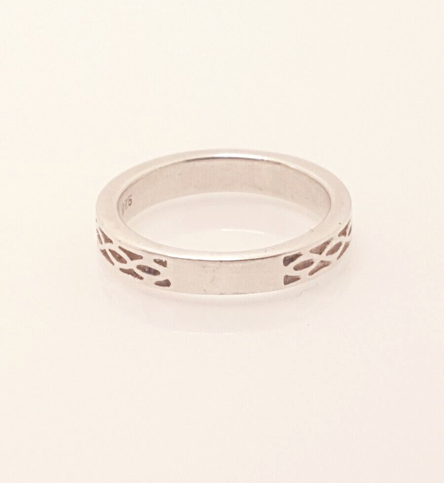 Fabulous Solid Patterned Band Ring 925 Silver Siz… - image 20