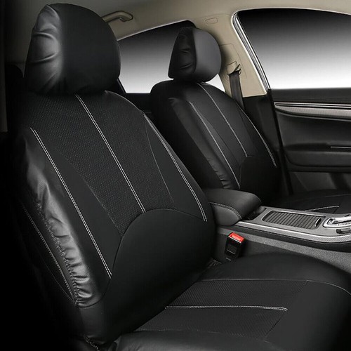 PU Leather Car Seat Covers 3 Row 7 Seats Full Set Universal For Auto SUV Van New - Picture 9 of 18